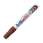 Marker Artline 90 vandafvisende og fri for xylen 2,5-5mm brun